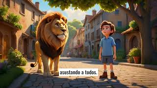 El León y el Pequeño Pueblo Una Historia de Valentía❤️🦁💚MemeMey2e [upl. by Mercy]