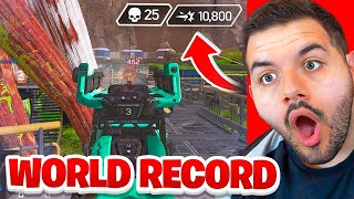 Reacting to the BEST APEX player in the WORLD 10800 DAMAGE WORLD RECORD [upl. by Egres]