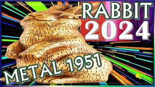 Rabbit Horoscope 2024  Metal Rabbit 1951  February 6 1951 to January 26 1952 [upl. by Avra]