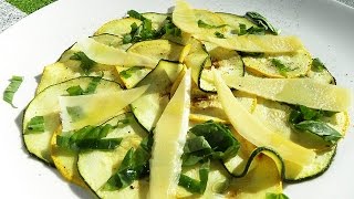 Receta Carpaccio de calabacín [upl. by Novahs46]