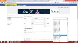 Free Dating Sites  gofishdatingcom How to Create a New Profile [upl. by Ala]