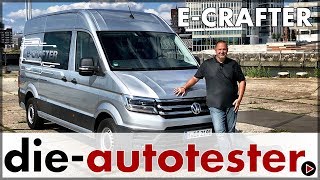 Volkswagen VW eCrafter  Der elektrische VW Crafter im Test  2018  Probefahrt  Review  Deutsch [upl. by Corin]