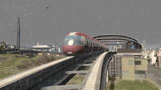 Cities Skylines  City Monorail ride [upl. by Aihcrop824]