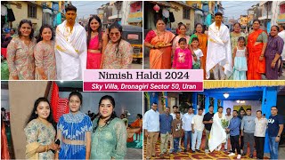 Nimish Koli Haldi 2024  Mora Koliwada  Sky Villa Dronagiri Sector 50 Uran mandav lagna wedding [upl. by Dorfman]