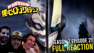 Quirkless Hero  My Hero Academia Season 7 Episode 21 REACTION [upl. by Gaw634]