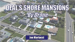 4K Drone Footage of the Giant Beach Mansions in Deal NJ [upl. by Lehcear]