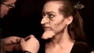 Easy Creepy Witch Makeup Tutorial Theatrical Quality [upl. by Nevaj412]