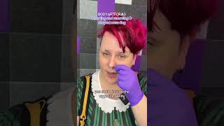 How to remove a D shape nose ring shorts nostrilpiercing [upl. by Nylrebma]