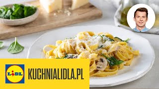 MAKARON z sosem ALFREDO w 5 minut 🍝  Karol Okrasa amp Kuchnia Lidla [upl. by Rycca]