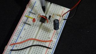 555 timer electronics astable mode circuit step by step build demonstration by electronzap [upl. by Ennaitsirk811]