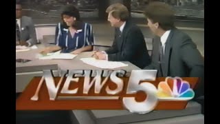 WLWT News 5 Cincinnati  June 1990 partial VHS  Jerry Springer [upl. by Sylas]