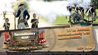 American Revolutionary War Reenactment at Cantigny Park Wheaton IL 2016 [upl. by Megargee700]