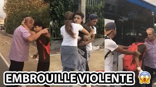 Embrouille violente entre un collégien et un conducteur de bus à Marseille [upl. by Ayojal]