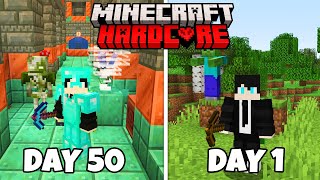 I Survived 50 Days in 121 Hardcore Minecraft [upl. by Ivek74]