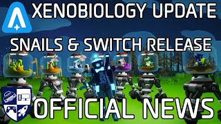 Snails amp Switch Release  Astroneer Xenobiology Update  OFFICIAL NEWS [upl. by Bej290]