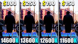 Core i5 14600K vs Core i5 13600K vs Core i5 12600K vs Core i5 11600K  PC Gaming Benchmark Tested [upl. by Accemahs]