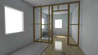 Build a partition wall in less than 30 seconds [upl. by Esirtal232]