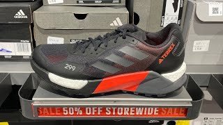 Adidas Terrex Agravic Ultra Trail Core BlackGrey FiveSolar Red  Style Code HR1080 [upl. by Ortrud]