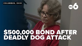 Pickaway County woman held on 500000 bond in fatal dog attack case [upl. by Sairu489]