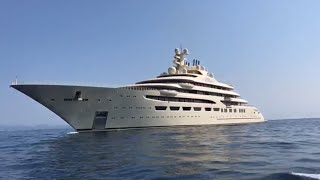 Chasing Mega Yacht Dilbar [upl. by Brosine425]