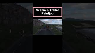 Scania amp Trailer Paintjob ets2simulationscaniascssoftwarescaniapower [upl. by Nosyt]