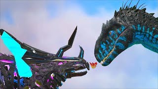 Ark Extinction  ENRAGED CORRUPTED TRIKE vs INDO REXALPHA TREXALPHA CARNO and more Ep9 [upl. by Arrad596]