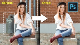 How To Remove ANYTHING From a Photo in Photoshop [upl. by Dennard]