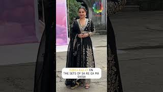 VIDYA BALAN PROMOTING MOVIE ‘BHOOL BHULAIYAA3 ON THE SETS OF SA RE GA MA SHOW [upl. by Jak]