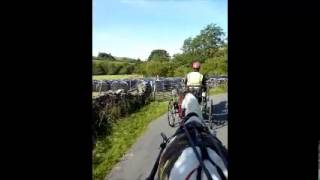 Bretherdale drive Sept 2013  carriage driving in Cumbria [upl. by Seaddon]