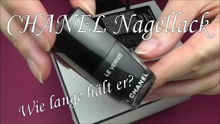 CHANEL Nagellack Test amp Review  Gris obscure  Herbst 2016 [upl. by Agathy254]