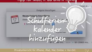 App Tipp Kalender SchulferienKalender laden [upl. by Macintyre]