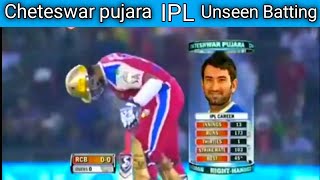 Cheteshwar Pujara IPL Unseen Batting [upl. by Nylazor]