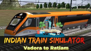 Vadora to Ratlam New Vandebarath Express Heloworldgamer SUBSCRIBE AND LIKE MY CHANNEL ❤️👍 [upl. by Nottap]