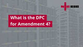 What is the DPC for Amendment 4 [upl. by Palma]