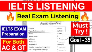 IELTS listening  ielts preparation listening practice test  ielts general listening practice test [upl. by Sirmons]