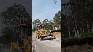 JCB MIRROR 🚜🤡👺🎃👹tractor jcbvideo excavator trendingshorts jcbbuldozer [upl. by Bendix]