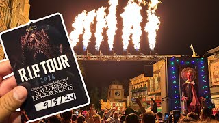 Opening Day RIP TOUR Halloween Horror Nights Hollywood 2024 [upl. by Tony]