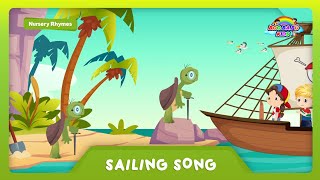 Sailing song  Sailing On The Sea 2022  Nursery Rhymes  Baby Songs English Rhymes  Boo Ba Bu Kids [upl. by Eilatan]