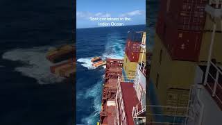 Massive Container Fall at Sea 🌊  Unbelievable Footage of Shipping Chaos 🚢 Maritime Viral” [upl. by Ahselef165]