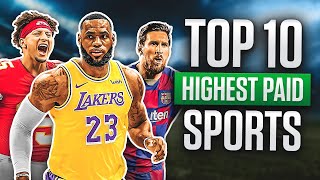 Top 10 Highest Paying Sports In The World [upl. by Halik]