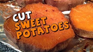 Homemade Cut Sweet Potatoes  Easy Sweet Potato Fries [upl. by Ralyat]