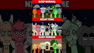 Incredibox Sprunki Sleep Normal VS Night Time VS Sleep Horror MIX VERSION [upl. by Eilagam252]