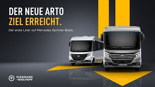 NIESMANNBISCHOFF  Der neue Arto  Der erste Liner auf Mercedes Sprinter Basis Ziel erreicht [upl. by Zetnahs230]