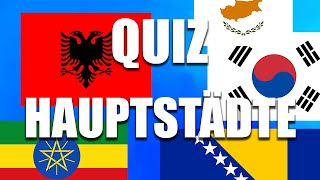 Hauptstädte Quiz  Schwierigkeit mittel [upl. by Cand]