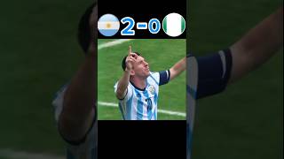 Argentina Vs Nigeria World Cup 18 Match argentina nigeria messi fifa worldcup shorts [upl. by Trudnak]