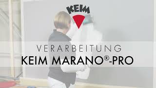 Verarbeitung von Spachtelmassen – KEIM MARANO® PRO [upl. by Martinelli]