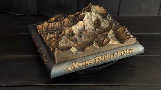 Nanga Parbat Mountain Model  Tribute to H Buhl amp R Messner [upl. by Aerdnas23]