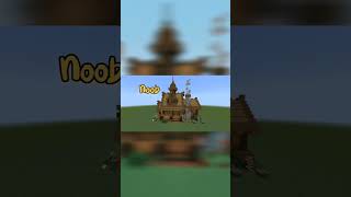 Noob vs Pro vs Hacker minecraft houses minecraft minecraftgamer gameplay minecraftshorts [upl. by Anahtor]