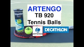 ARTENGO TB 920 Tennis Ball Review Decathlon [upl. by Aivatnuahs]