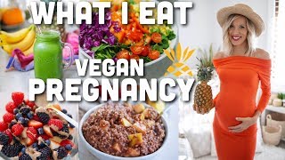 What I Eat In A Day 3rd Trimester Vegan Pregnancy [upl. by Douty]